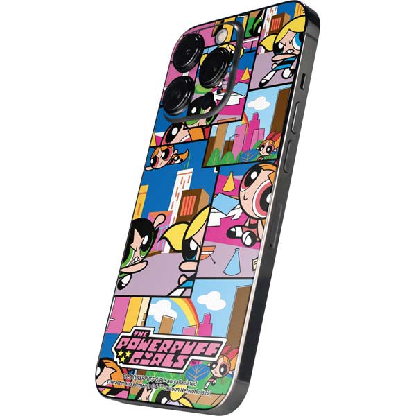 Cartoon Network Powerpuff Girls Patches iPhone 15 Pro Max Skin