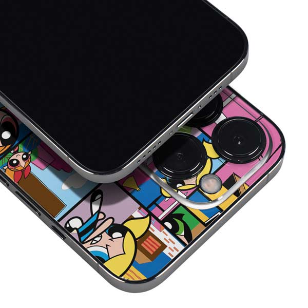 Cartoon Network Powerpuff Girls Patches iPhone 15 Pro Max Skin
