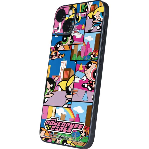 Cartoon Network Powerpuff Girls Patches iPhone 15 Skin