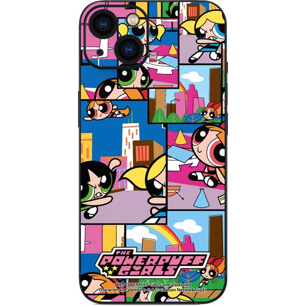 Cartoon Network Powerpuff Girls Patches iPhone 15 Skin