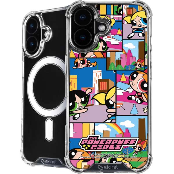 Cartoon Network Powerpuff Girls Patches iPhone 16 Plus MagSafe Case