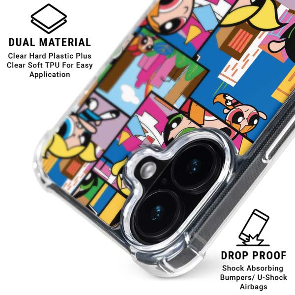 Cartoon Network Powerpuff Girls Patches iPhone 16 Plus MagSafe Case