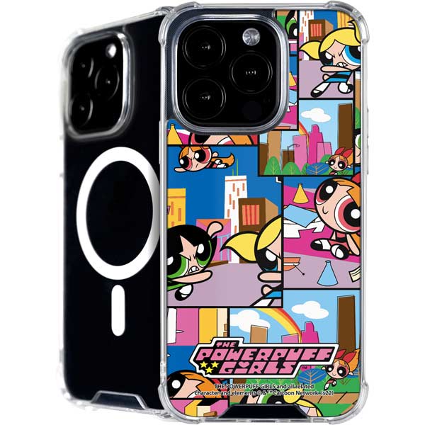 Cartoon Network Powerpuff Girls Patches iPhone 16 Pro Max MagSafe Case Cartoon Network Powerpuff Girls Patches iPhone 16 Pro Max MagSafe Case