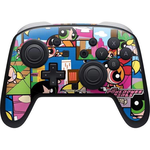 Cartoon Network Powerpuff Girls Patches Nintendo Switch 2 (2025) Pro Controller Skin