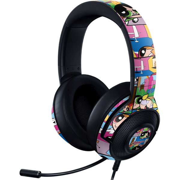 Cartoon Network Powerpuff Girls Patches Razer Kraken X Skin