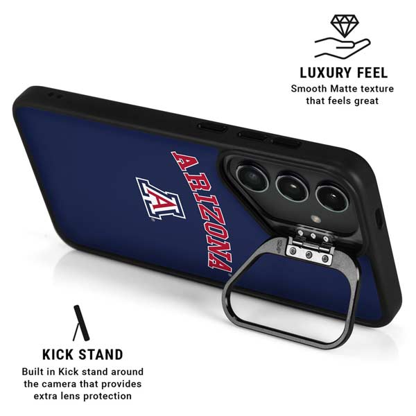 University of Arizona Primary Logo Blue Galaxy S26 Ultra Kickstand Case