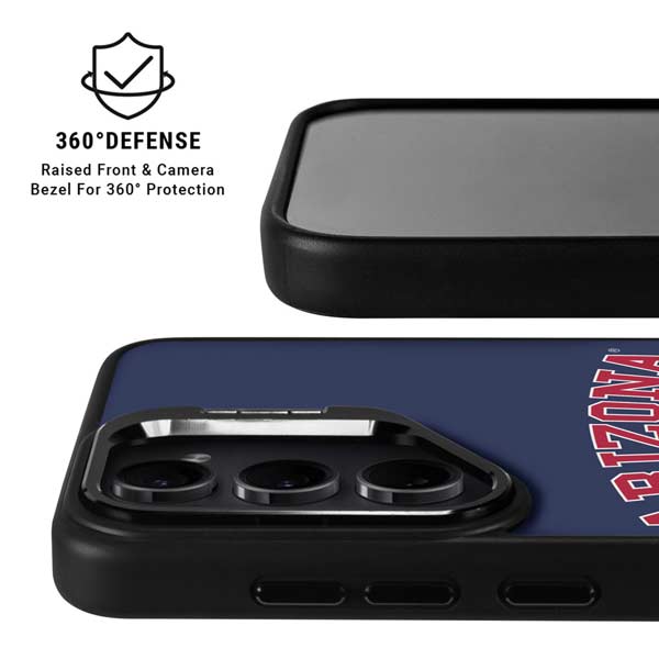 University of Arizona Primary Logo Blue Galaxy S26 Ultra Kickstand Case