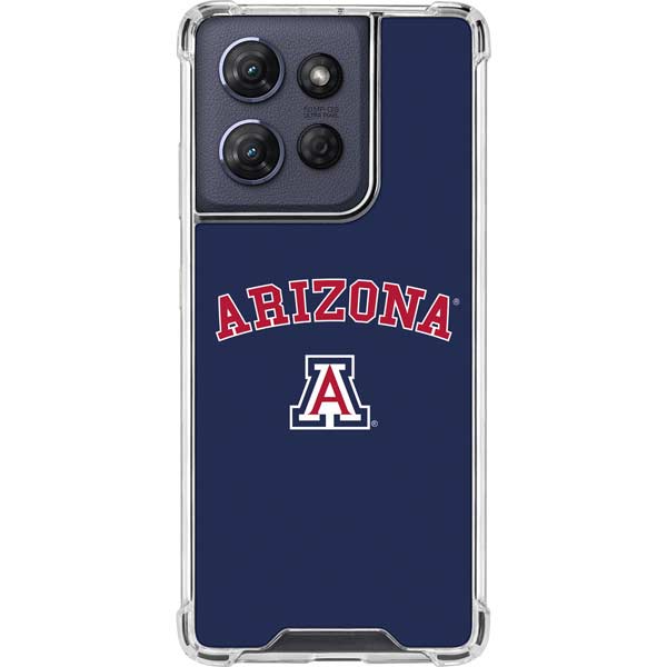 University of Arizona Primary Logo Blue Moto G Stylus 5G (2025) Clear Case