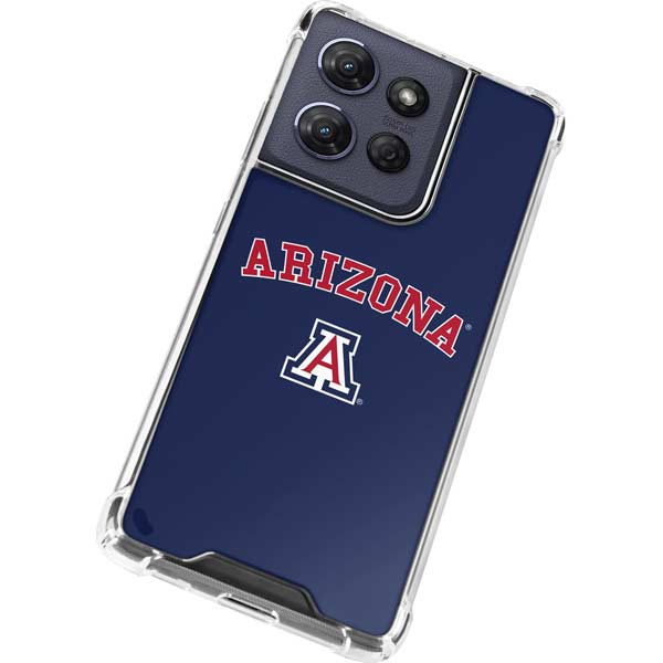 University of Arizona Primary Logo Blue Moto G Stylus 5G (2025) Clear Case
