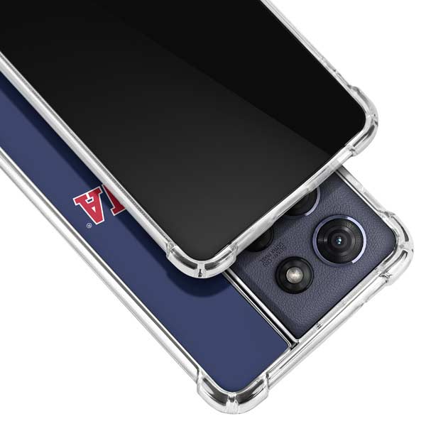 University of Arizona Primary Logo Blue Moto G Stylus 5G (2025) Clear Case
