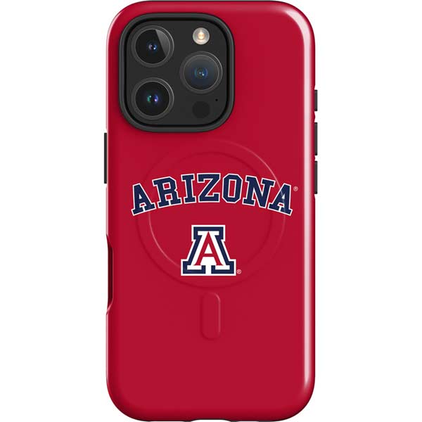 University of Arizona Primary Logo Red iPhone 16 Pro Magsafe Impact Case