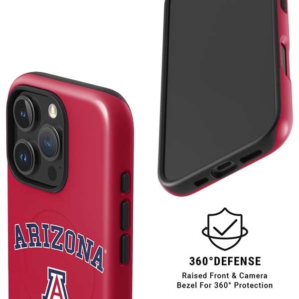 University of Arizona Primary Logo Red iPhone 16 Pro Magsafe Impact Case