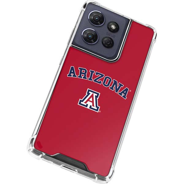 University of Arizona Primary Logo Red Moto G Power 5G (2025) Clear Case
