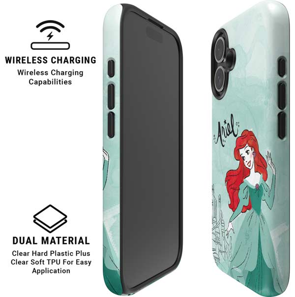 Disney Princess Ariel iPhone 16 Magsafe Impact Case