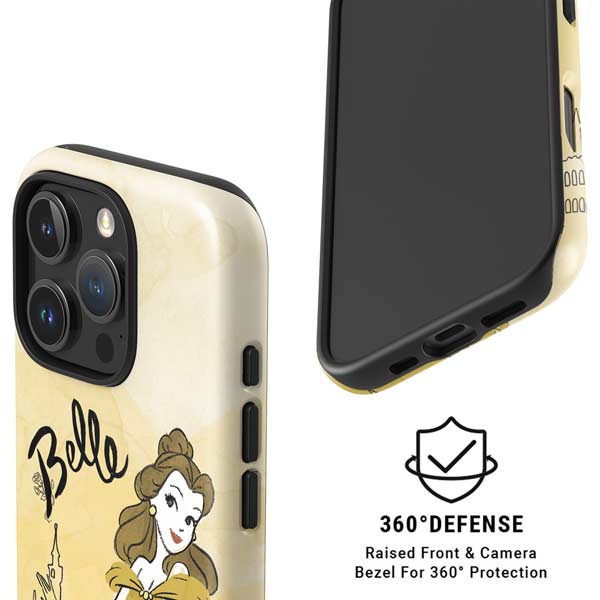 Disney Princess Belle Art iPhone 16 Pro Max Magsafe Impact Case