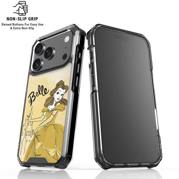 Disney Princess Belle Art iPhone 17 Pro Clear Case
