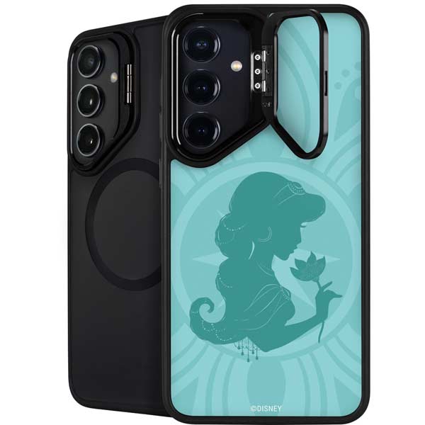 Disney Aladdin Princess Jasmine Silhouette Flower Galaxy S26 Plus Kickstand Case