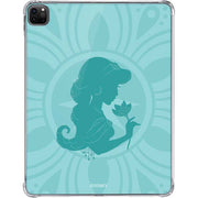 Disney Aladdin Princess Jasmine Silhouette Flower iPad Pro 11in (2024) Clear Case