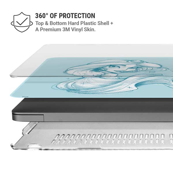 Disney Princess Jasmine Ready for Adventure Art MacBook Pro 14in (2021-24) Case plus Skin