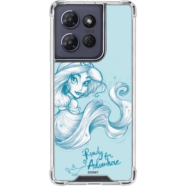 Disney Princess Jasmine Ready for Adventure Art Moto G 5G (2025) Clear Case