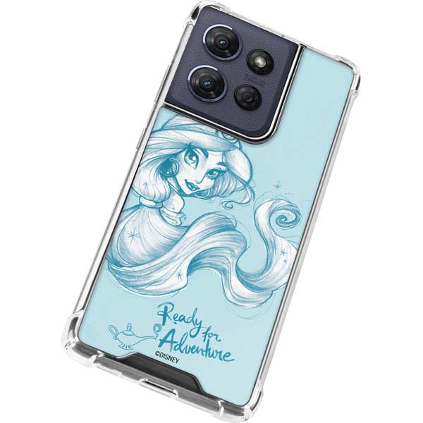 Disney Princess Jasmine Ready for Adventure Art Moto G 5G (2025) Clear Case