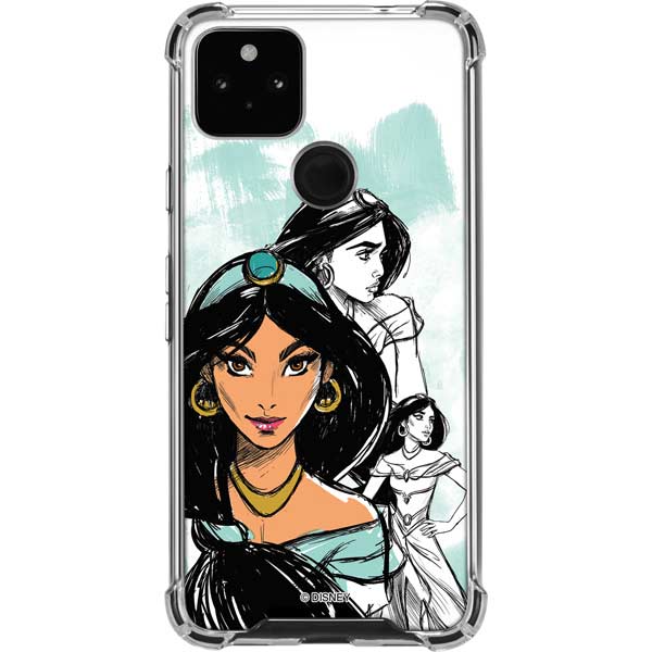 Disney Princess Jasmine Sketch Pixel Cases