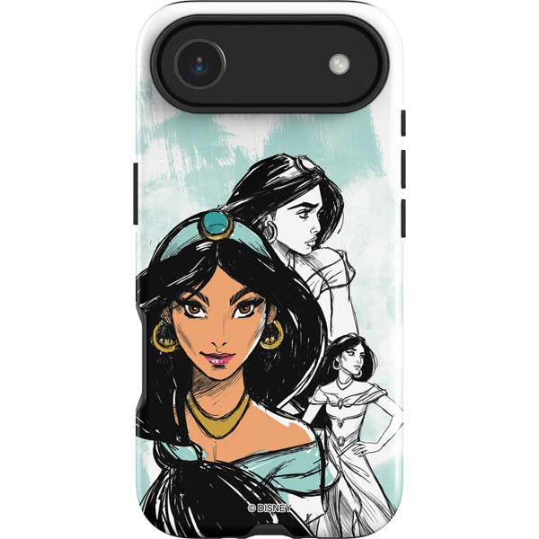 Disney Princess Jasmine Sketch iPhone 17 Air Impact Case