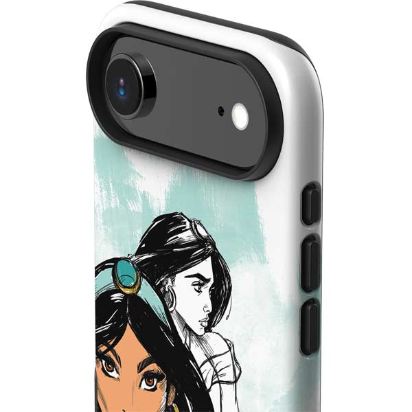 Disney Princess Jasmine Sketch iPhone 17 Air Impact Case
