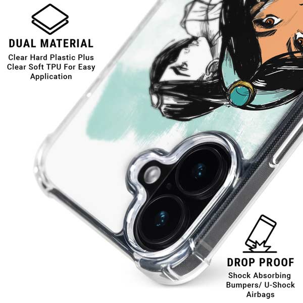 Disney Princess Jasmine Sketch iPhone 17 MagSafe Case