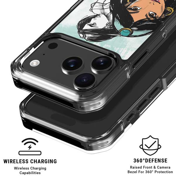 Disney Princess Jasmine Sketch iPhone 17 Pro MagSafe Case
