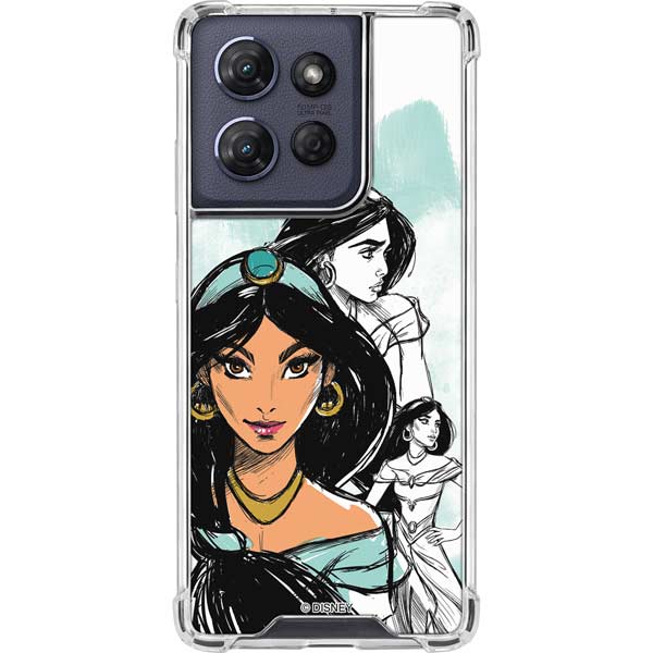 Disney Princess Jasmine Sketch Moto G Power 5G (2025) Clear Case