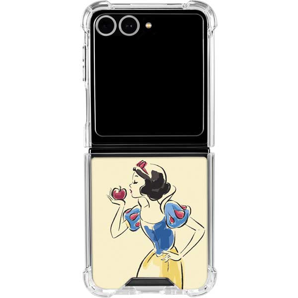 Disney Princess Snow White Art Galaxy Z Flip7 Clear Case