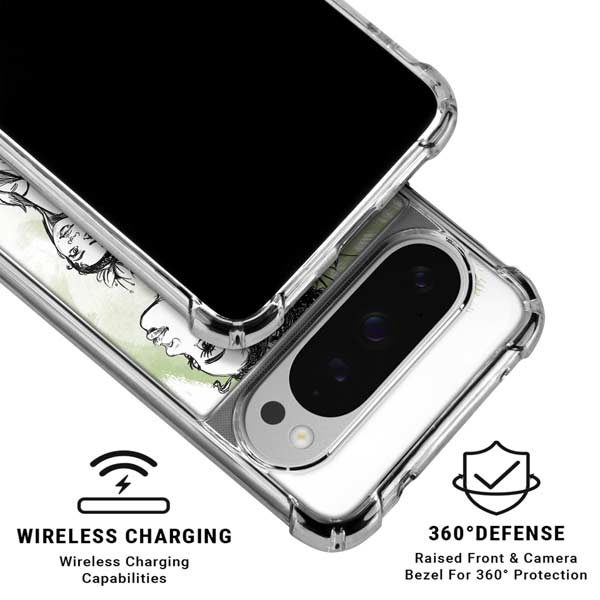 Disney Princess Tiana Sketch Google Pixel 10 Pro Clear Case