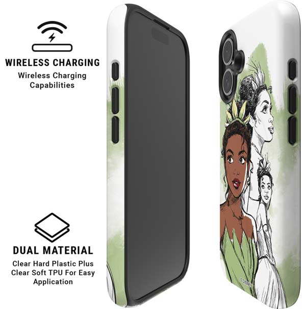 Disney Princess Tiana Sketch iPhone 17 Magsafe Impact Case