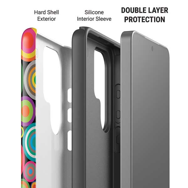 Psychedelic Circles Galaxy S26 Ultra Impact Case