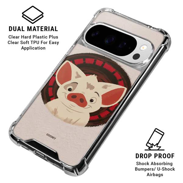 Disney Princess Moana Pua Close Up Google Pixel 10 Pro XL Clear Case