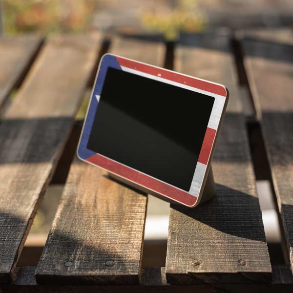 Puerto Rico Flag Distressed Google Home Hub Skin