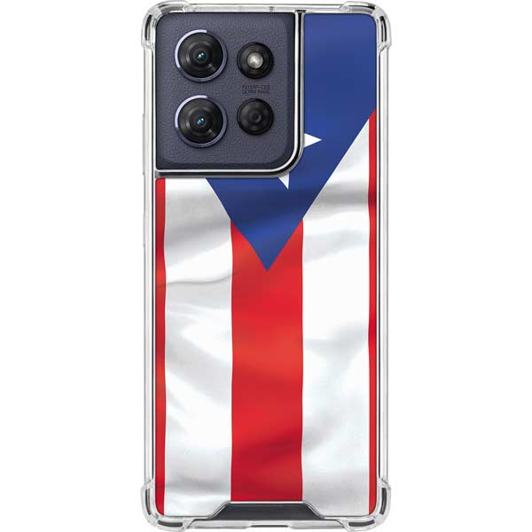 Puerto Rico Flag Moto G Power 5G (2025) Clear Case