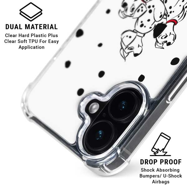 Disney 101 Dalmatians Puppy pile iPhone 17 Clear Case
