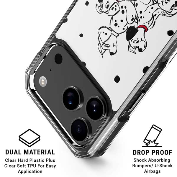 Disney 101 Dalmatians Puppy pile iPhone 17 Pro Clear Case