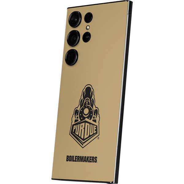 Galaxy S25 Ultra Purdue Gold Signature Logo Skin | Skinit