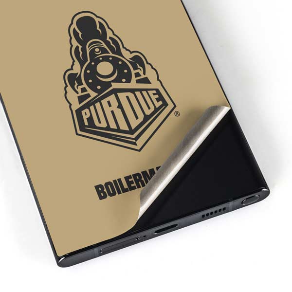 Galaxy S25 Ultra Purdue Gold Signature Logo Skin | Skinit