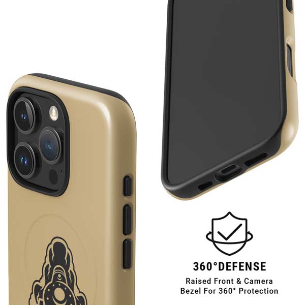 Purdue Gold Signature Logo iPhone 16 Pro Magsafe Impact Case