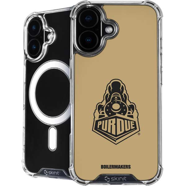 Purdue Gold Signature Logo iPhone 17 MagSafe Case