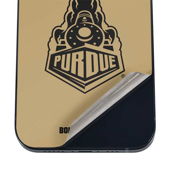 Purdue Gold Signature Logo iPhone 17 Pro Skin