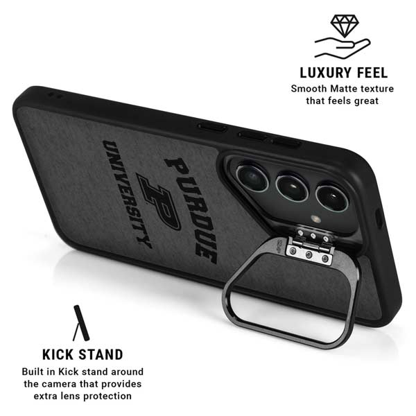 Purdue University Purdue Grey Logo Galaxy S26 Kickstand Case