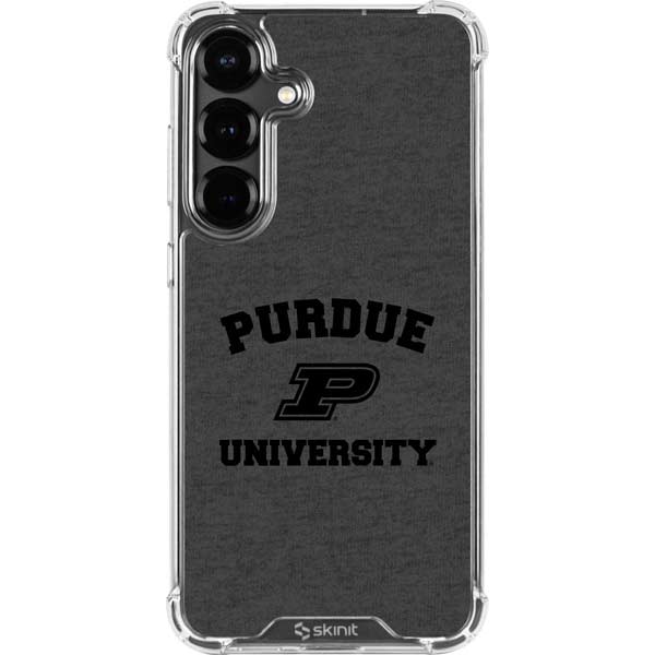 Purdue University Purdue Grey Logo Galaxy S26 Plus Clear Case