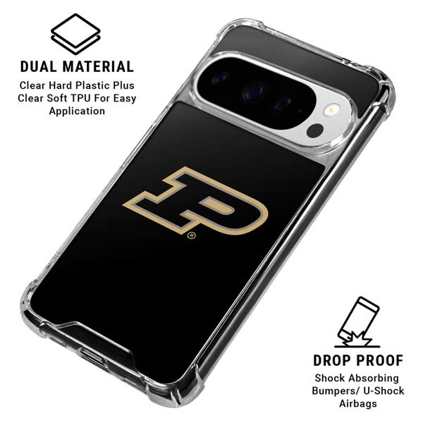 Purdue University Purdue Logo Google Pixel 10 Pro XL Clear Case