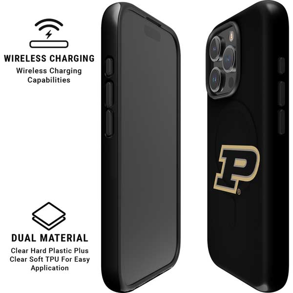Purdue University Purdue Logo iPhone 16 Pro Magsafe Impact Case