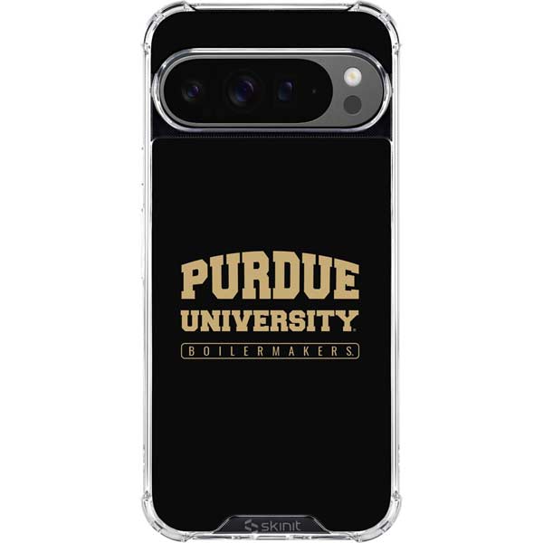 Purdue University Boilermakers Bold Google Pixel 10 Pro Clear Case